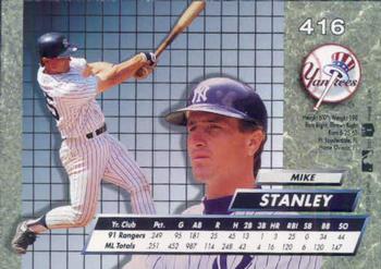 Mike Stanley  baseball card collectible - Main Image 2