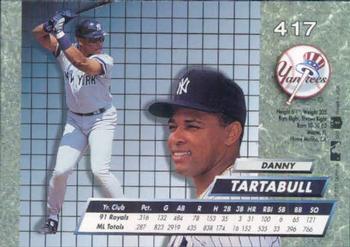 Danny Tartabull  baseball card collectible - Main Image 2