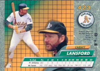 Carney Lansford  baseball card collectible - Main Image 2