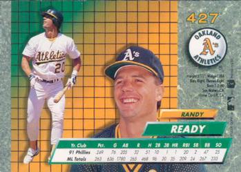 Randy Ready  baseball card collectible - Main Image 2