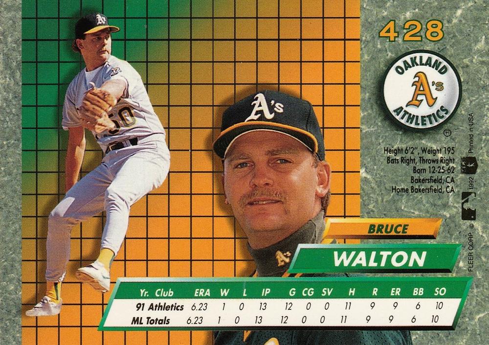 Bruce Walton  baseball card collectible - Main Image 2