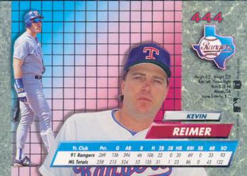 Kevin Reimer  baseball card collectible - Main Image 2