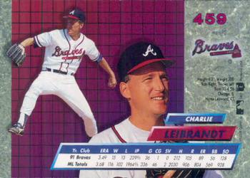 Charlie Leibrandt  baseball card collectible - Main Image 2