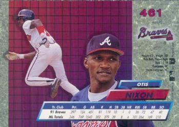 Otis Nixon  baseball card collectible - Main Image 2