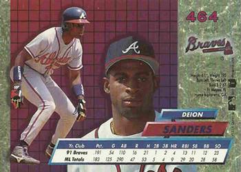 Deion Sanders  baseball card collectible - Main Image 2