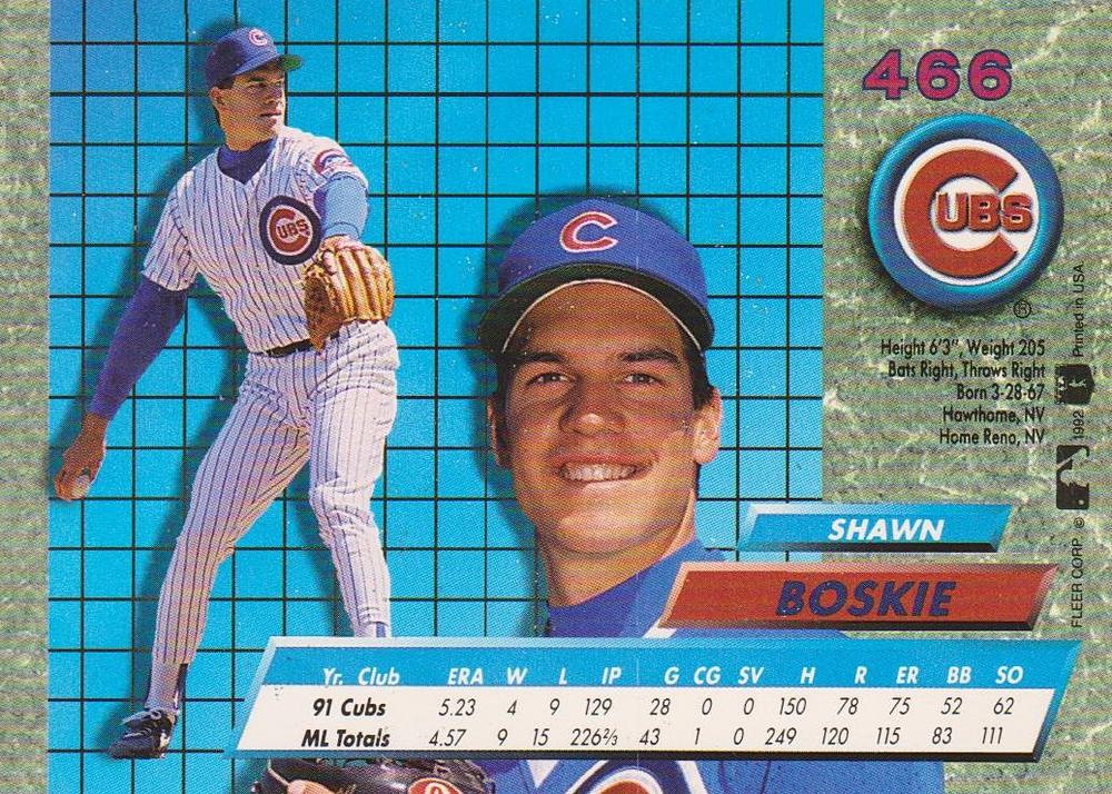 Shawn Boskie  baseball card collectible - Main Image 2