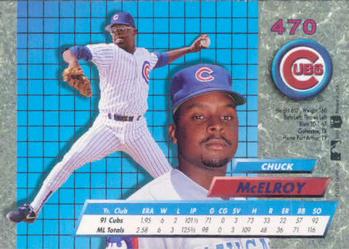 Chuck McElroy  baseball card collectible - Main Image 2