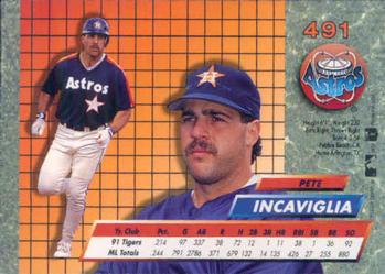 Pete Incaviglia  baseball card collectible - Main Image 2