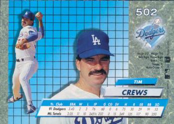 Tim Crews  baseball card collectible - Main Image 2