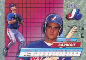Bret Barberie  baseball card collectible - Main Image 2