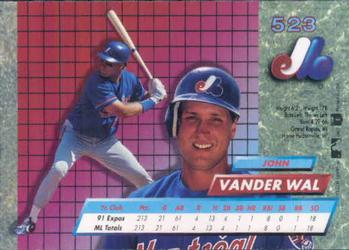 John Vander Wal  baseball card collectible - Main Image 2