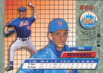 Pete Schourek  baseball card collectible - Main Image 2
