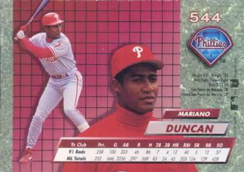 Mariano Duncan  baseball card collectible - Main Image 2