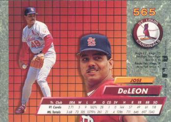Jose DeLeon  baseball card collectible - Main Image 2