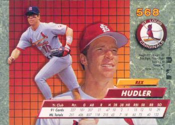 Rex Hudler  baseball card collectible - Main Image 2