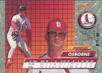 Donovan Osborne  baseball card collectible - Main Image 2
