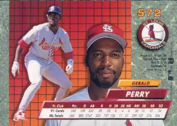 Gerald Perry  baseball card collectible - Main Image 2