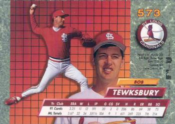 Bob Tewksbury  baseball card collectible - Main Image 2