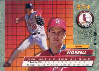 Todd Worrell  baseball card collectible - Main Image 2