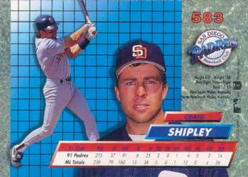 Craig Shipley  baseball card collectible - Main Image 2