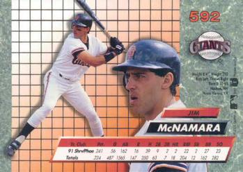 Jim McNamara  baseball card collectible - Main Image 2