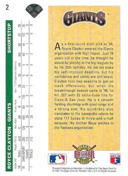Royce Clayton  baseball card collectible - Main Image 2