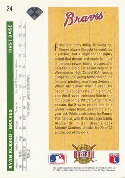 Ryan Klesko  baseball card collectible - Main Image 2