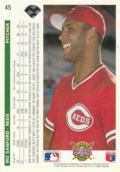 Mo Sanford  baseball card collectible - Main Image 2