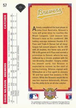 Dave Nilsson  baseball card collectible - Main Image 2