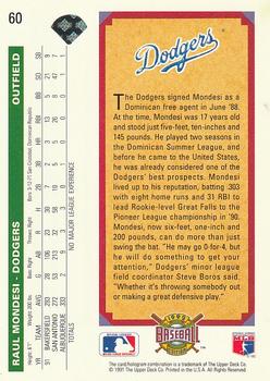 Raul Mondesi  baseball card collectible - Main Image 2
