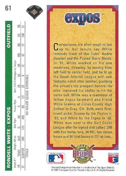 Rondell White  baseball card collectible - Main Image 2