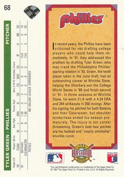 Tyler Green  baseball card collectible - Main Image 2