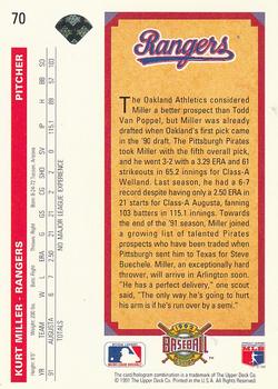 Kurt Miller  baseball card collectible - Main Image 2