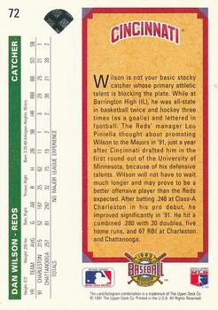 Dan Wilson  baseball card collectible - Main Image 2