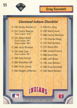 Greg Swindell  baseball card collectible - Main Image 2