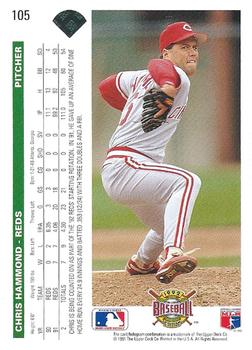 Chris Hammond  baseball card collectible - Main Image 2