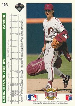 Darrin Fletcher  baseball card collectible - Main Image 2