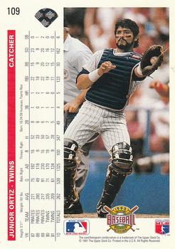 Junior Ortiz  baseball card collectible - Main Image 2