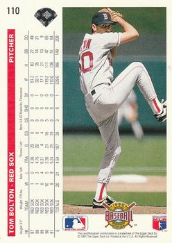 Tom Bolton  baseball card collectible - Main Image 2