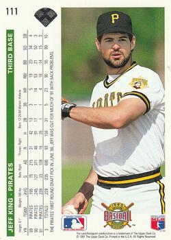 Jeff King  baseball card collectible - Main Image 2