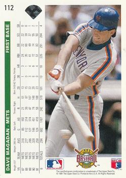 Dave Magadan  baseball card collectible - Main Image 2
