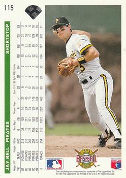 Jay Bell  baseball card collectible - Main Image 2