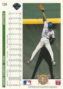Andre Dawson  baseball card collectible - Main Image 2
