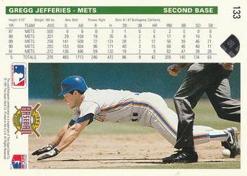 Gregg Jefferies  baseball card collectible - Main Image 2