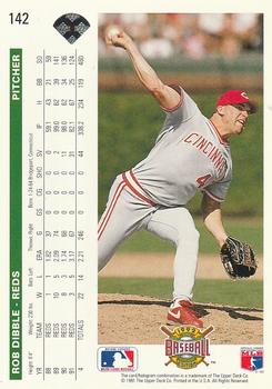 Rob Dibble  baseball card collectible - Main Image 2