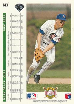 Mark Grace  baseball card collectible - Main Image 2