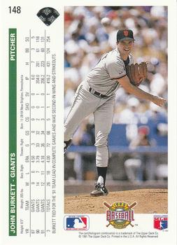 John Burkett  baseball card collectible - Main Image 2