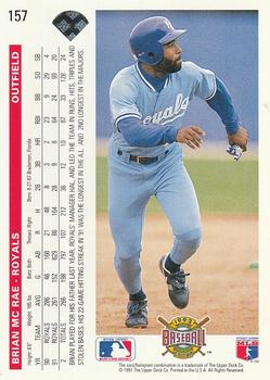 Brian McRae  baseball card collectible - Main Image 2