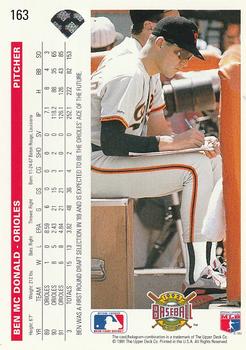 Ben McDonald  baseball card collectible - Main Image 2