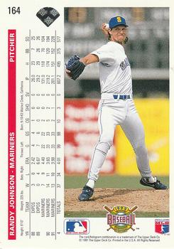 Randy Johnson  baseball card collectible - Main Image 2